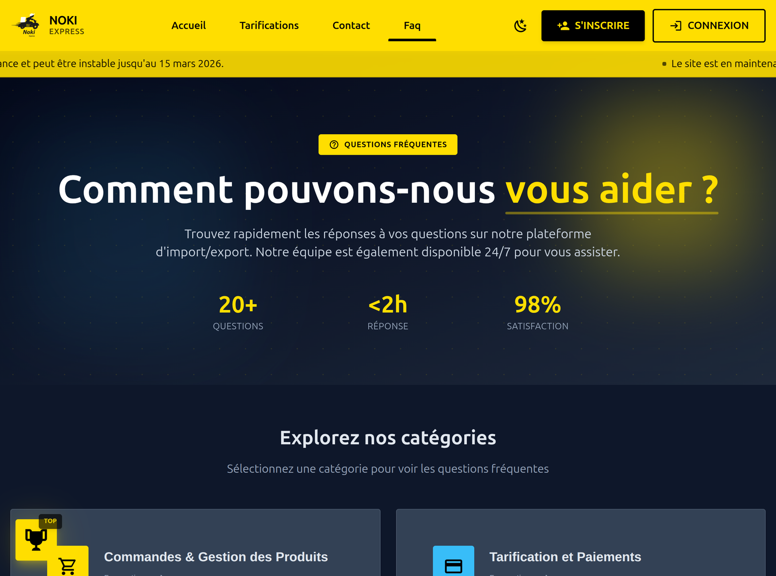 Screenshot 3 de Noki Express - Plateforme d'Import/Export